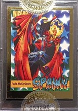 1992 SPAWN GOLD WIZARD IMAGE COMICS CARD SEALED #003296 TODD McFARLANE picture