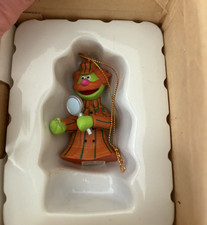 Vintage 1992 Sesame Street Sherlock Hemlock Christmas Ornament Jim Henson Boxed picture