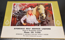 1971 Avondale Self Service Liquors Full Color Calendar - Colorful Graphics picture