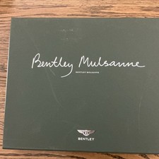 2011 2012 BENTLEY MULSANNE PRESTIGE HARDCOVER BROCHURE picture