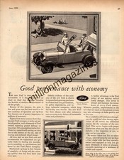 1929 Ford Model A Roadster & Sport Coupe Very rare Original ad from American Boy picture