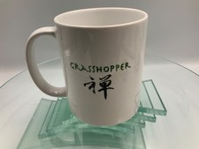 VTG 1974 Kung Fu David Carradine is GRASSHOPPER Martial Arts TV Show 8 oz MUG picture
