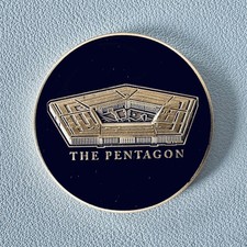 NAVY PENTAGON WASHINGTON D.C. CHALLENGE COIN Department of Defense War 9/11 picture