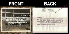 1949 Brooklyn Dodgers Team Photo Jackie Robinson Vintage (Original?) Very RARE  picture