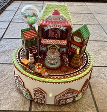 NEW 2023 Hallmark Christmas Ornament Gingerbread Village Musical Light Motion picture