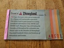 Decades of Disneyland souvenir Diamond Celebration information booklet Disney  picture