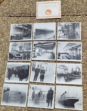 RMS Titanic 8x10 Photo Set, Harland & Wolff, Father Browne White Star Line, 1912 picture