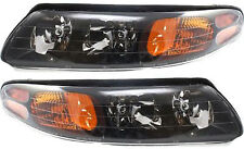 Headlight Assembly Set For 2000-2004 Pontiac Bonneville Left and Right With Bulb picture