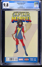 Marvel Captain Marvel #17 (2014) CGC 9.8 Near Mint/Mint Second Printing picture