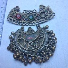 Unique Ancient Roman bronze talisman amazing 2 Pendant Amulet Circa 2nd.-3rd. AD picture