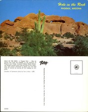 Hole in the Rock Phoenix Arizona Papage (Papago) Park 1960s desert cactus picture