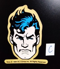 SUPERMAN DC Comics Vintage 1994 Thailand SP Cartoon Sticker UNUSED MEGA RARE picture