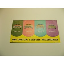VTG 1965 Chevrolet Custom Feature Accessories Brochure Chevelle Chevy II 3862996 picture