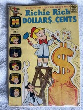 RICHIE RICH DOLLARS AND CENTS # 1 1963  RARE 1ST ISSUE BEST ON EBAY picture