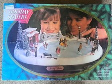 Mr. Christmas Holiday Skaters Victorian Ice Skating Rink VTG 100% Complete WORKS picture