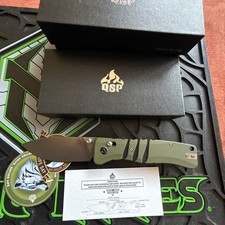 QSP Ripley 14C28N Stonewashed Olive/Black G10 picture