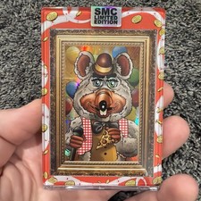 Saturday Morning Cards Portrait Card of Chuck E Cheese - Limited 40/50 Omega SMC picture