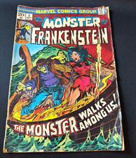 Marvel Comics The Monster of Frankenstein #5 (1973) Frankenstein's Monster picture