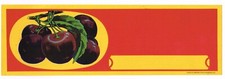 ORIGINAL CRATE LABEL VINTAGE CHERRY STOCK IMAGE WESTERN LITHO 1933 picture