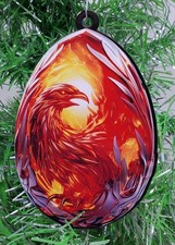 Phoenix Bird Ornament - Christmas Ornament picture