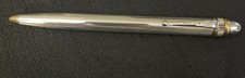RARE Vintage Rolex Silver & Gold Ballpoint Pen Featuring A Crown Logo picture
