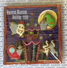 DLR-Haunted Mansion Holiday 2010-Gingerbread Collectors 4-Pin Set  LE500 PP79765 picture
