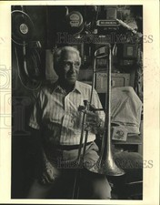 1987 Press Photo Louis Nelson, trombonist - nob96964 picture