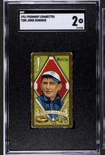 1911 T205 Gold Border Jiggs Donahue SGC 2 Short Print SP Piedmont picture