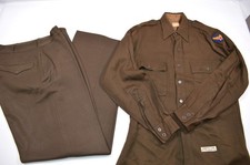 Vintage United States US Airforce USAAF WWII Uniform Shirt Pants Tie picture