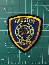 City of Houston Texas TX Arson Police Patch picture