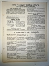 Vintage HE Harris Citation Stamp Album Reference Pages Philatelic Ephemera picture