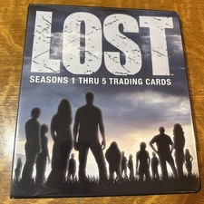 Lost Seasons 1 Thru 5 Tradings Cards Set Binder Auto Many Chase picture