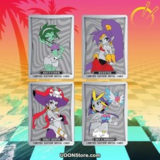 Udon Shantae Limited Edition Metal Card Set 4 Cards 2026 Comic Con Exclusive picture