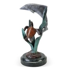Paradise - Dolphin And Turtle Figurine Home Decorative - Multicolor picture