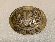 1942 TOP EXECUTIVE’S CLEVELAND OH. C T S CLEVELAND TRANSIT SYSTEM NO. 75 BADGE picture