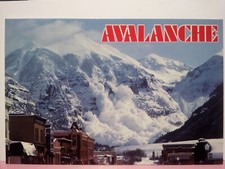Telluride Colorado avalanche snow street view  picture