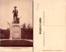 Minute Man Statue Concord Massachusetts MA Postcard picture