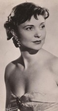 RPPC 1950s Sophie Desmarets Pretty Woman French Actress Portrait Studio picture