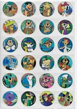 TAZOS HANNA BARBERA Full Set 30/30 PERU 2020 POGS FLIPS Flintstones Top Cat picture