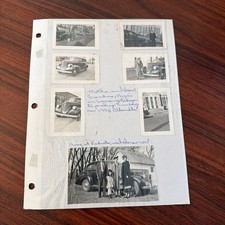 1938 Oldsmobile 9 Vintage B&W Photos Deadwood South Dakota Family Album Page picture