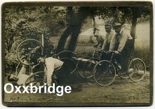 BICYCLE TEAM Vintage Photo CYCLING Cyclist 1890 Racing Race RIDERS Bike Rider picture
