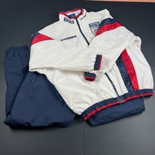 Authentic Original Umbro England 1998 Tracksuit Jacket and Bottoms Men XL (1952) picture