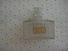 Vintage Empty Perfume Bottle - Christian Dior EAU DE TOILETTE with label picture
