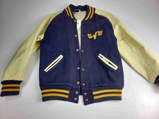 Vintage 1986 UW University Of Washington Lettermans - Size 38 Mens Medium picture