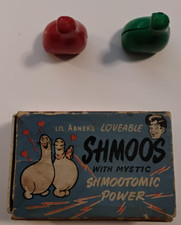 VINTAGE LIL ABNER'S LOVEABLE SHMOOS WITH MYSTIC POWER ORIGINAL BOX MAGNETIC TOY picture