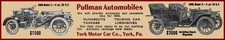 1909 Pullman Automobiles York, Pennsylvania NEW USA Steel Sign: 24