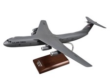 USAF Lockheed C-141B Starlifter AMC Low Viz Desk Display Model 1/100 SC Airplane picture