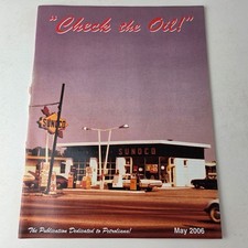 Original Gasoline Magazine for Porcelain Signs Lion Sign Sunoco Gas Station Ad picture