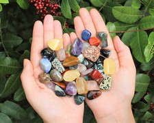 Assorted Mix Tumbled Stones - SMALL, MEDIUM or LARGE Sizes - Wholesale Bulk Lots picture