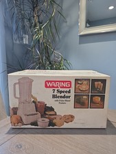 NEW Vintage Waring Blender Almond BL2088 Push Button Multi-Speed FACTORY SEALED picture